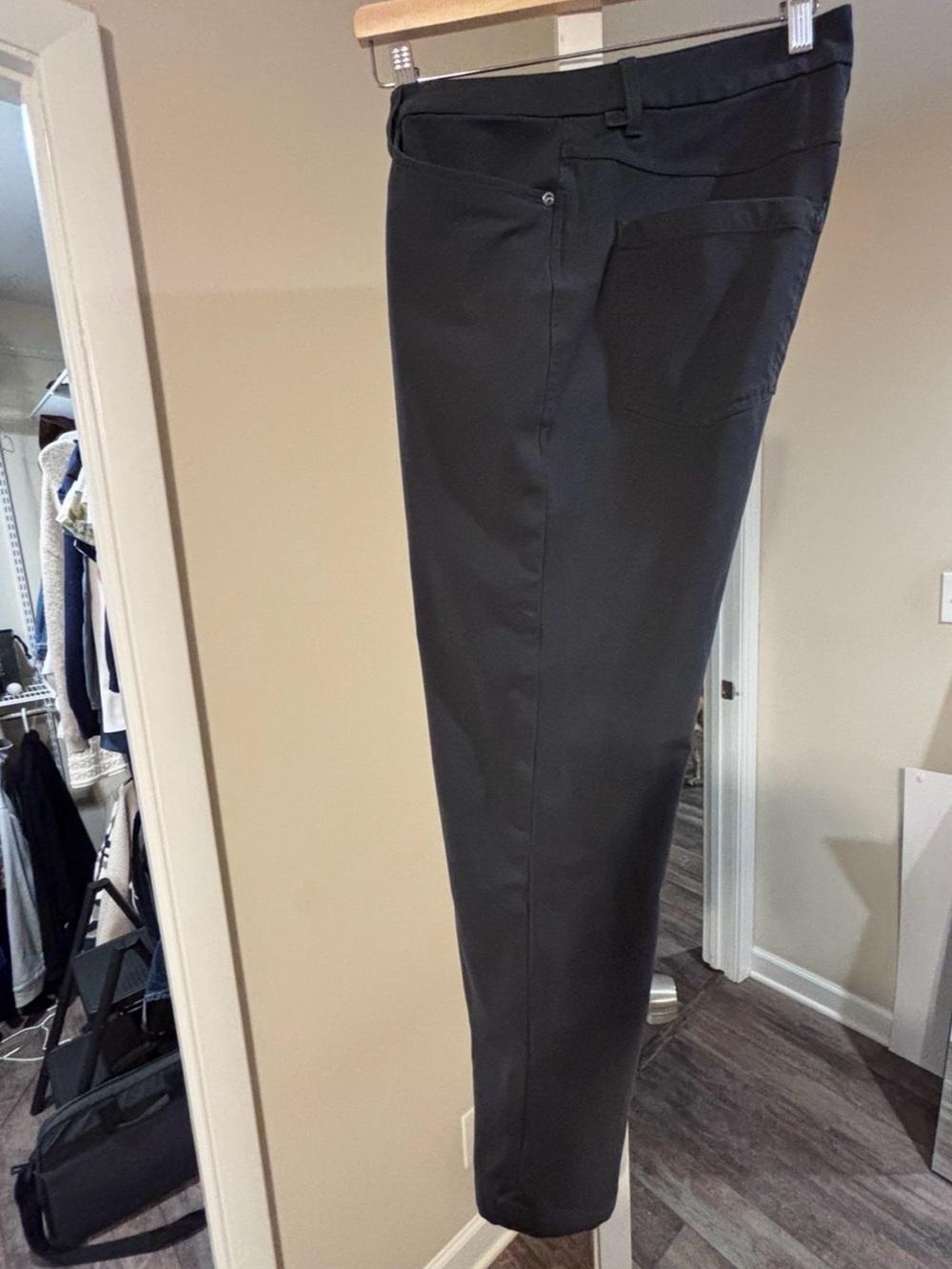 lululemon athletica Men's Slim Black Chinos